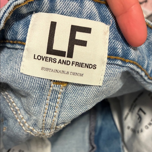 Lovers + Friends Light Blue Jean Shorts - Picture 6 of 7